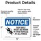 Signmission 3.5 in Height, 5 in Width, Vinyl Decal, Rectangle OS-2PACK-NS-D-35-L-16545 - alternate 2